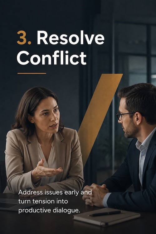 3 Resolve Conflict Leadership Skills Module 3: Resolve Conflict